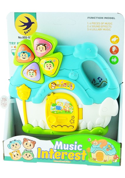 Oyuncak Ev Müzikli Oyun Evim Işıklı Sesli 20 cm modelleri