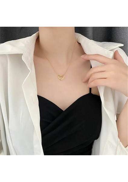 Çelik Gold Kalp Kolye fiyatları