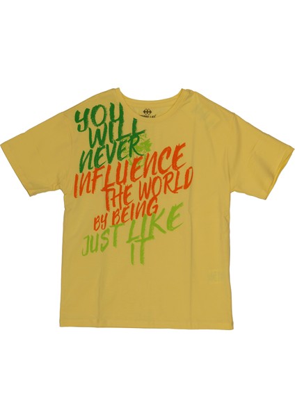 T09KG-75037_01 Kız Garson Oversize T-Shirt O Yaka Suprem