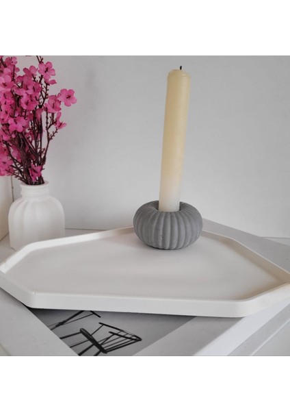 Beton Asimetrik Dekoratif Tabak&kase
