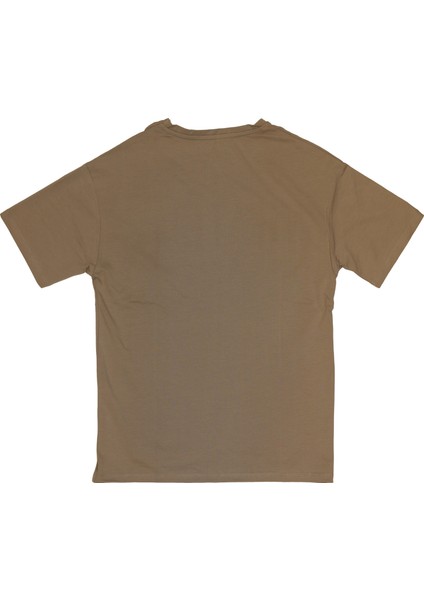 T09KG-75043_01 Kız Garson Oversize T-Shirt O Yaka Suprem