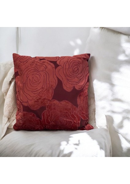 Bordo Dekoratif Kırlent fırsatları