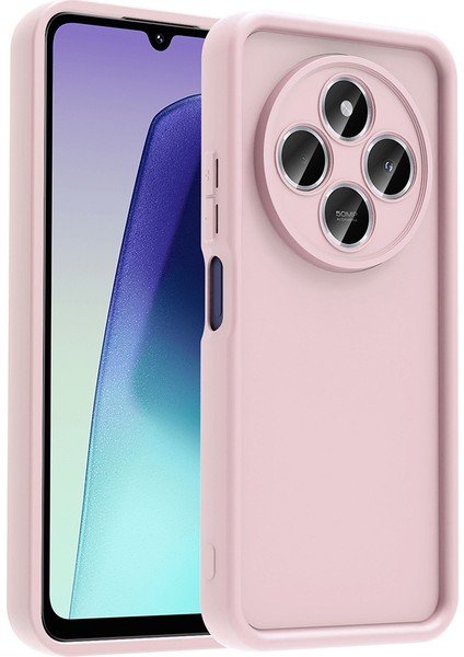 Redmi 14C Kılıf Kamera Korumalı Nvg Ananas Kapak - Pembe