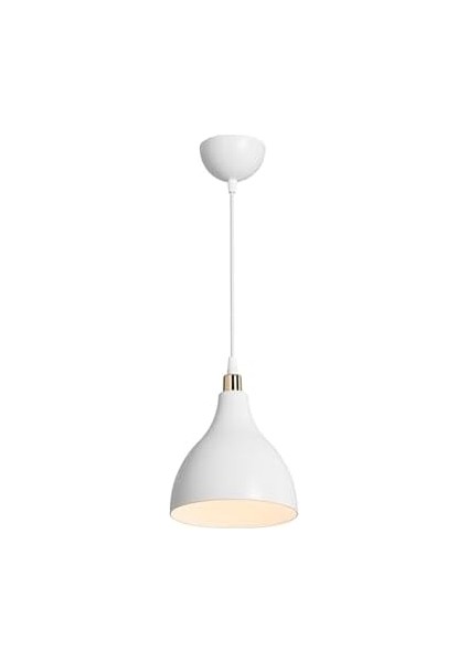 Lightdesign Beyaz Sarkıt Avize Yatak Odası Salon Mutfak Koridor Lamba 17 AGNM26