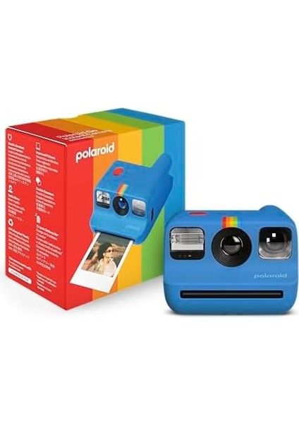 Go Generation 2 Blue - Anlık Fotoğraf Makinesi, Polaroid Go Film ile Uyumlu, Renk Mavi