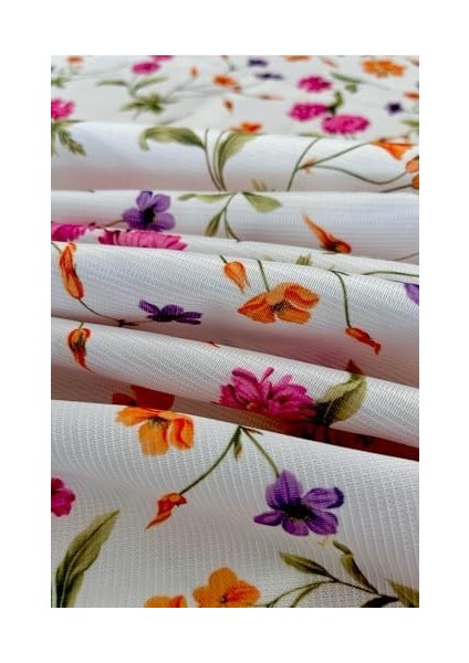 & Laurel Baskılı Yıkanabilir Masa Örtüsü Mutfak Bahçe Piknik Masa Örtüsü Pembe Ağırlıklı Çiçek Desenli (140 x 200) fiyatları