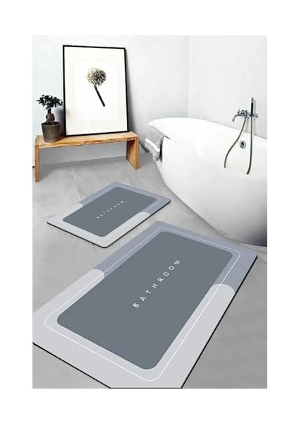 Su Emici Paspas Şık Tasarım Abdest Paspası Kaymaz Taban Diyatom 40 * 60 cm Paspas fiyatları
