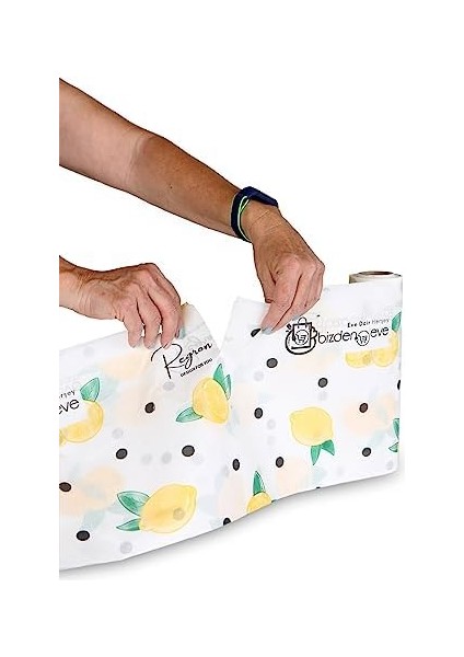 Kullan At Masa Aktivite ve Piknik Örtüsü 100 x 120 cm 3 Rulo Limon