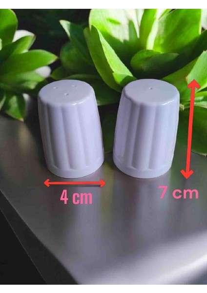 2'li Set. Tuzluk ve Biberlik ( Porselen Veya Melamin Değildir.polikarbon Plastiktir. )