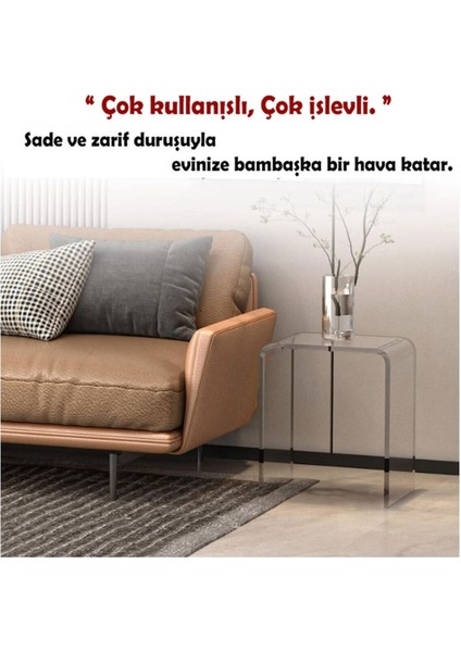 Şeffaf Pleksi Salon Oturma Odası Orta Sehpa fırsatları
