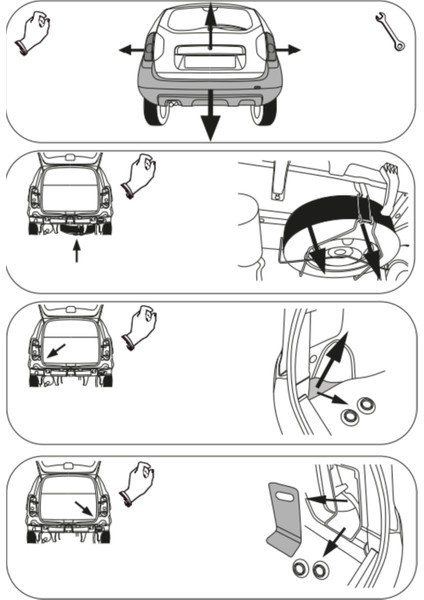 Dacia Duster Uyumlu E Belgeli Çeki Demiri fırsatları