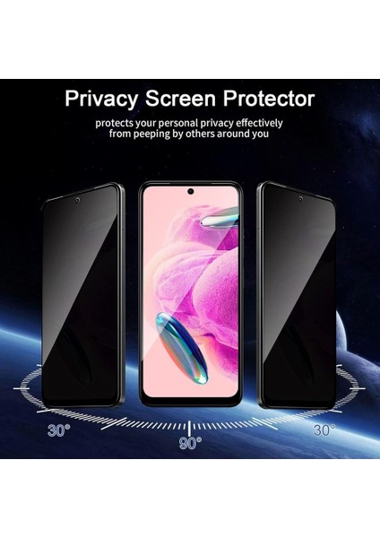 Xiaomi Redmi Note 12 Pro 4g Tam Kaplayan Hayalet Ekran Koruyucu Cam