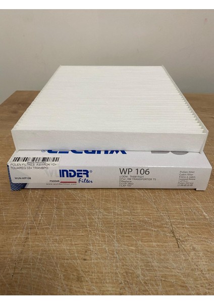 Wunder WP106 Polen Filtresi Amarok (2010 Sonrası) / Transporter T5 (2003--) / Q7 (2006 Sonrası)