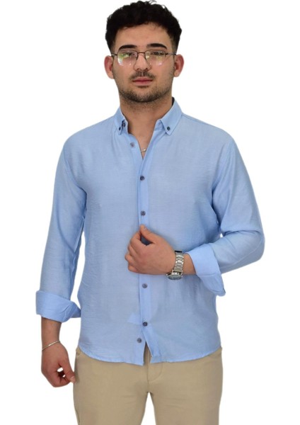 Erkek Spor Gömlek Regular Fit 9646 BGL-ST04411