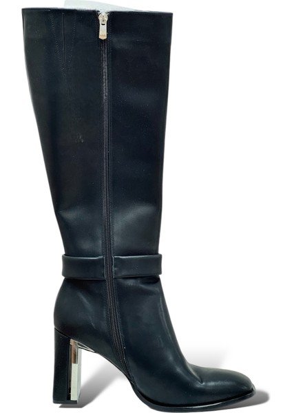 Krıste Bell 1188 Siyah Cilt Bot Ayakkabı modelleri