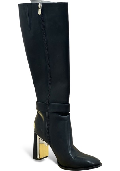 Krıste Bell 1188 Siyah Cilt Bot Ayakkabı fırsatları