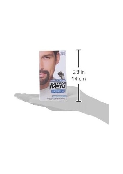 Sakal ve Bıyık Boyası Koyu Kahve Siyah M-45