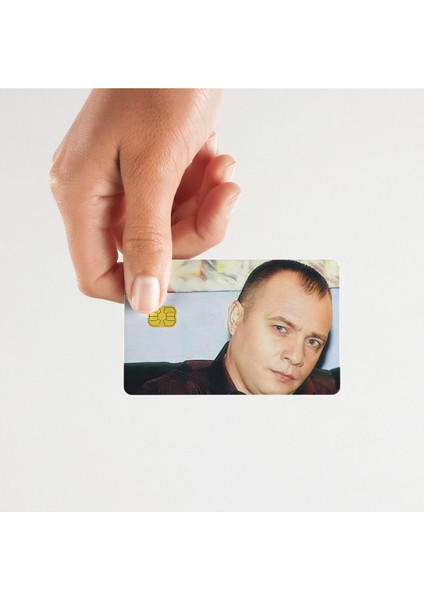Kurtlar Vadisi 2'li Çakır-Polat Çipli/çipsiz Kart Stickerı Kaplama ( Baskı)