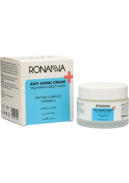 Anti-Aging Krem - Nemlendirici, Canlandırıcı, Onarıcı Etki - 50 ml modelleri