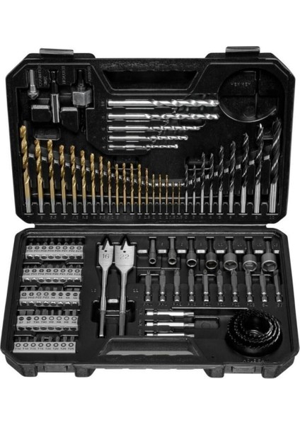 Professional Gsb 185-LI 2 x 2.0AH Çift Akülü Darbeli Matkap - 06019K3100 + Bosch V-Line Matkap & Vidalama Karışık Aksesuar Seti 103 Parça - 2607017367