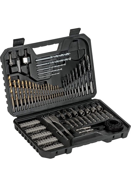 Professional Gsb 185-LI 2 x 2.0AH Çift Akülü Darbeli Matkap - 06019K3100 + Bosch V-Line Matkap & Vidalama Karışık Aksesuar Seti 103 Parça - 2607017367
