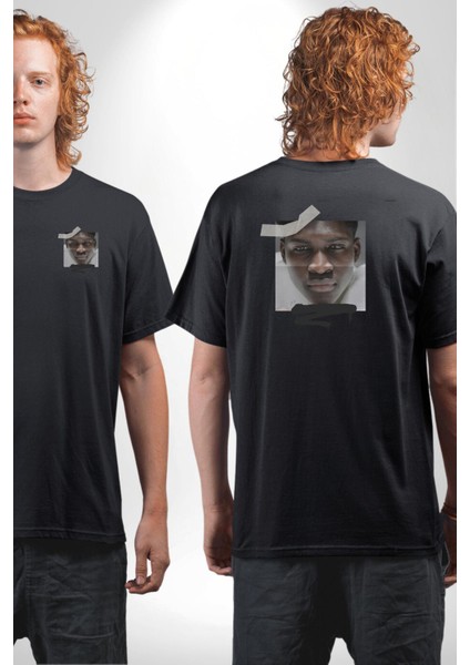 Modern Black Lives Better Kadın Erkek Ön Minimal Sırt Baskılı Siyah Pamuklu Tişört