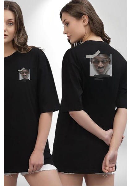 Modern Black Lives Better Kadın Erkek Ön Minimal Sırt Baskılı Siyah Pamuklu Tişört fırsatları