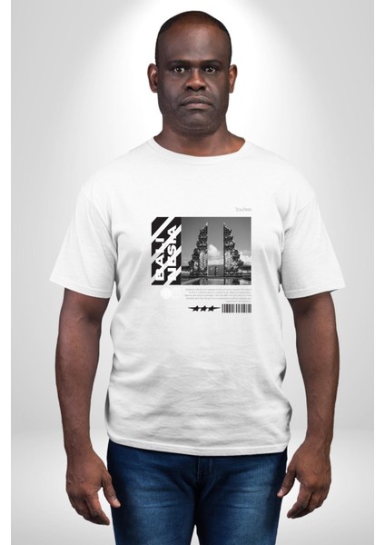 Bali Kültürü Yeni Tarz Kadın Erkek Ön Baskılı Beyaz Pamuklu Tişört Penye Klasik fiyatları