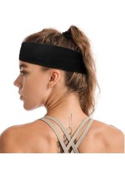 6'lı Siyah Saç Bandı, Bandana Seti, Ekonomik Paket