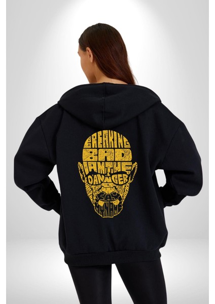 Breaking Bad Say My Name Kadın Erkek Baskılı Fermuarlı Kapüşonlu Hırka Sweatshirt