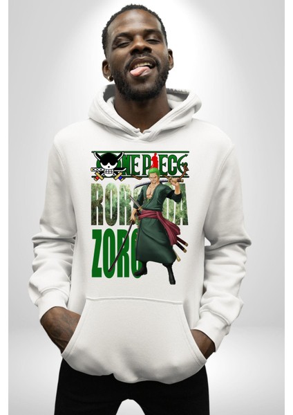 Erteleyen Pembe Stitch Kadın Erkek Baskılı Üç Iplik Beyaz Kapüşonlu Hodie Sweatshirt indirimleri