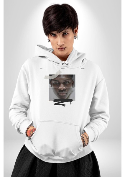 Modern Black Lives Better Kadın Erkek Baskılı Üç Iplik Beyaz Kapüşonlu Hodie Sweatshirt fiyatları