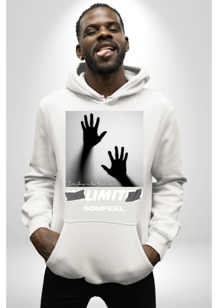 Bu Dünyada Her Şeyin Sınırsız Bir Sayısızlığı Vardır Kadın Erkek Baskılı Üç Iplik Beyaz Kapüşonlu Hodie Sweatshirt fiyatları