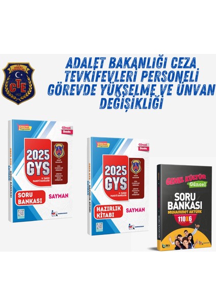 2025 CTE Sayman Memuru GYS 3'lü Set