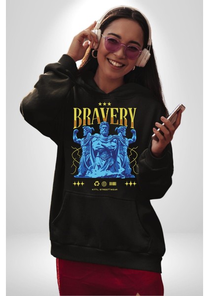 Bebek Rüyası Dünya Kitap Kadın Erkek Baskılı Üç Iplik Siyah Kapüşonlu Hodie Sweatshirt fırsatları