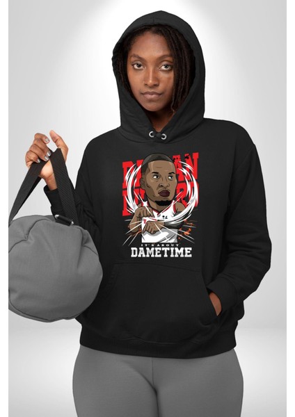 Dwayne Wade Basketbol Yıldızı Kadın Erkek Baskılı Üç Iplik Siyah Kapüşonlu Hodie Sweatshirt indirimleri
