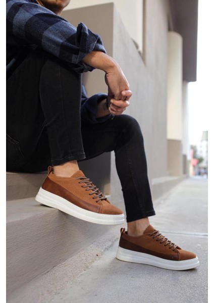 Knack Sneakers Ayakkabı 010 Taba Süet