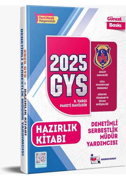 2025 CTE Denetimli Serbest Müdür Yrd. GYS Hazırlık – Soru Bankası 3'lü Set