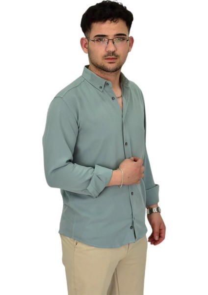 Erkek Spor Gömlek Regular Fit 9601 BGL-ST04412