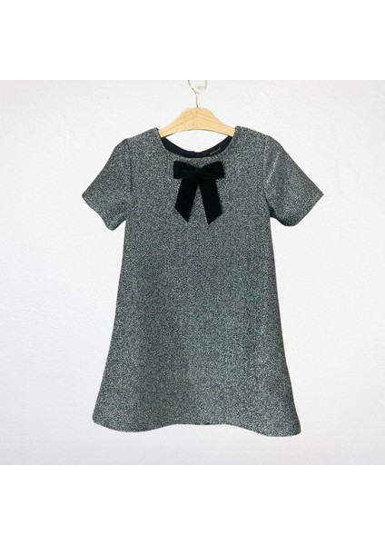 Kurdale Detaylı Simli Elbise