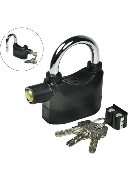 Desibel Siyah Alarmlı Çok Fonksiyonlu Ekstra Güvenlikli Kare Asma Dolap Kilidi (4 - ARS9417-4291 fiyatları