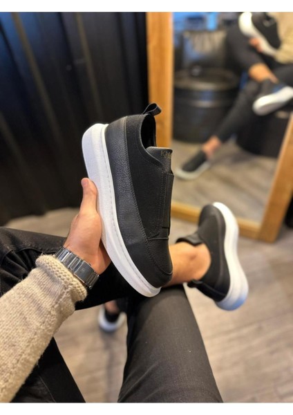 Knack Sneakers Ayakkabı 911 Siyah (Beyaz Taban)