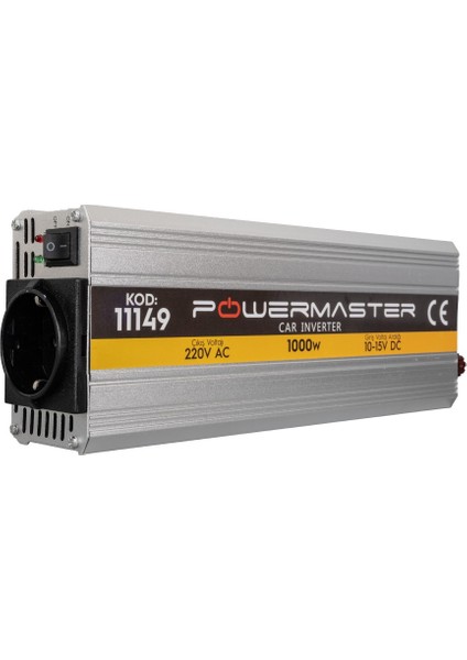 12 Volt - 1000 Watt Modıfıed Sınus Inverter (10-15V ARASI-220V Ac) (4767) - ARS8617-9194