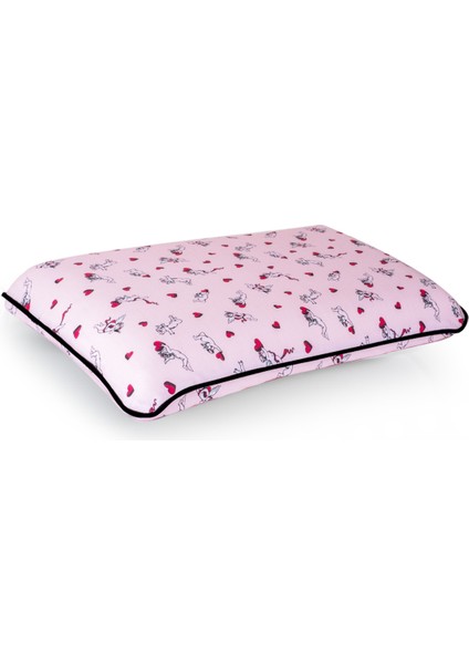 Visco Ortopedik Çocuk Yastığı Boyun Desteklı Yastık YEDEK KILOF HEDİYELİ (Melek) 60 x 40 x 7 cm
