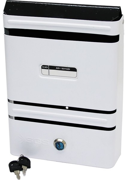 Metal Beyaz Posta Kutusu (4767) - ARS9099-8155