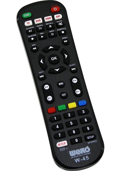 4ın1 Akıllı Evrensel Kumanda W-45 (4767) - ARS3080-1288