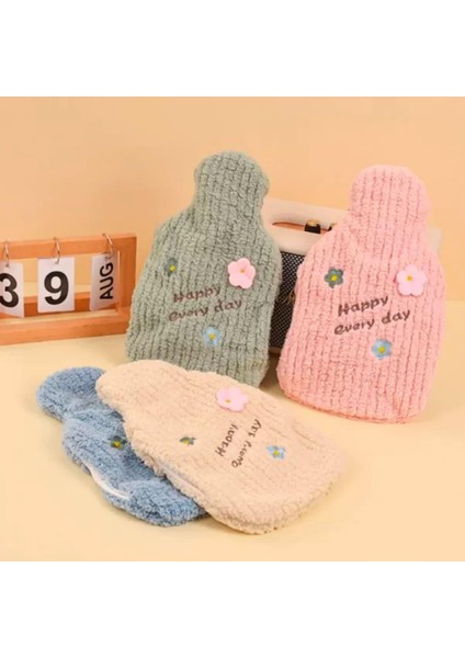 1 Litre El Geçirmeli Örgülü Sıcak Su Torbası Happy (4767) - ARS5139-8058