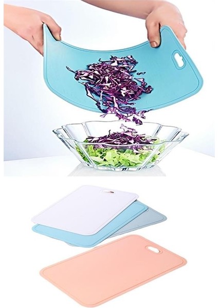Bükülebilir Esnek Kesme Matı Meyve Sebze Doğrama Kesme Tahtası 20X30 cm (4767) - ARS7347-2147 modelleri