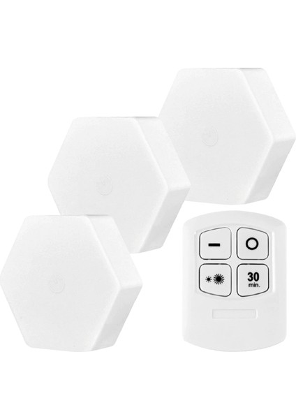 Ledli Uzaktan Kumandalı Üçlü Tezgah Altı Aydınlatma (4767) - ARS2829-7103