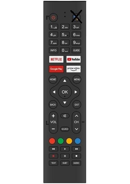 SN50LED H6886 Uyumlu Google Tv Kumanda-Mikrofonsuz
